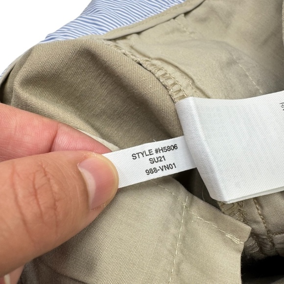 J.Crew Khaki 4" Stretch Pockets Chino Shorts - Picture 5 of 11